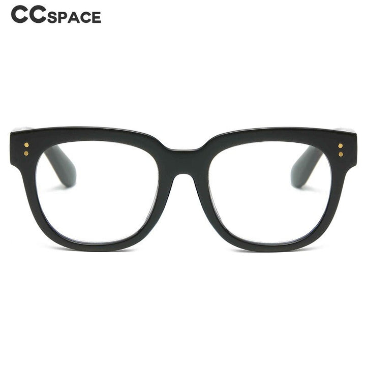 CCspace Unisex Full Rim Square Cat Eye Acetate Reading Glasses 55620 Reading Glasses CCspace