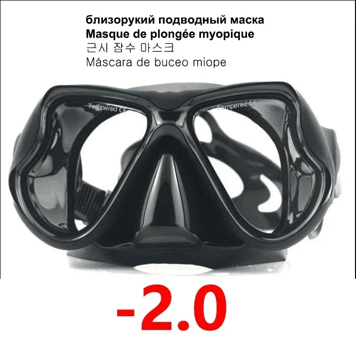 Aleefa Unisex Goggle Plastic Resin Lens Pc Silicone Swim Mask 64202