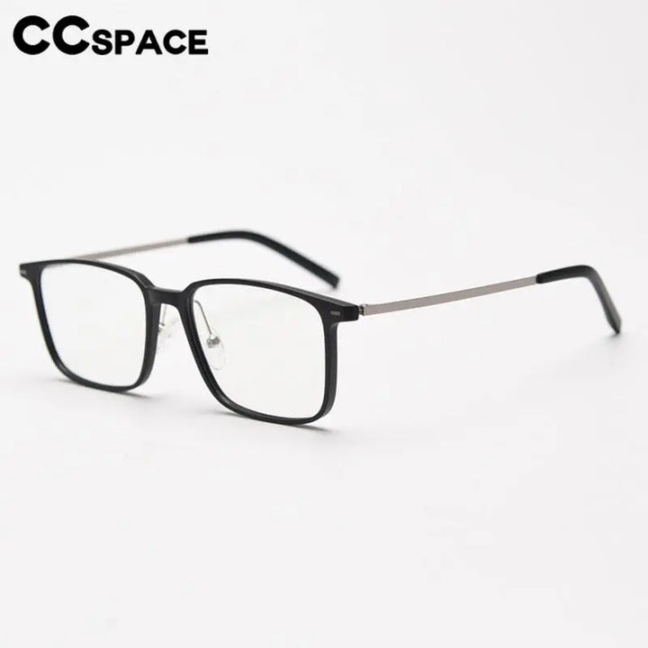 CCspace Unisex Full Rim Square Tr 90 Titanium Eyeglasses 56903 Full Rim CCspace