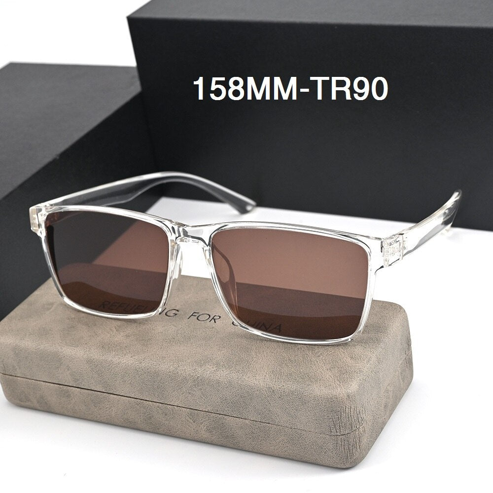 Cubojue Unisex Full Rim Oversized Square Tr 90 Titanium Polarized Sunglasses 2257 Sunglasses Cubojue