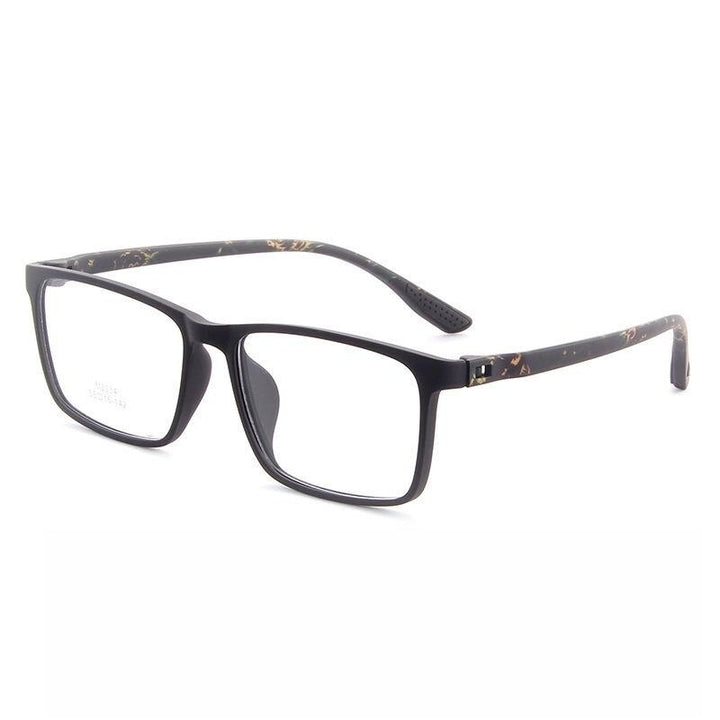 Yimaruili Unisex Full Rim Square Tr 90 Screwless Eyeglasses 20-32-33-34 Full Rim Yimaruili Eyeglasses 2034 C4