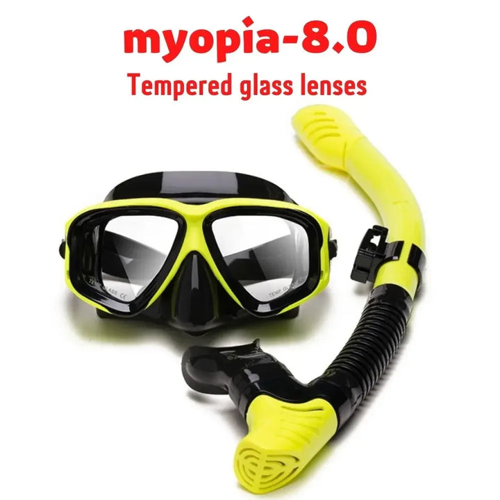 Aleefa Unisex Goggle Plastic Resin Lens Pc Silicone Swim Mask 64306