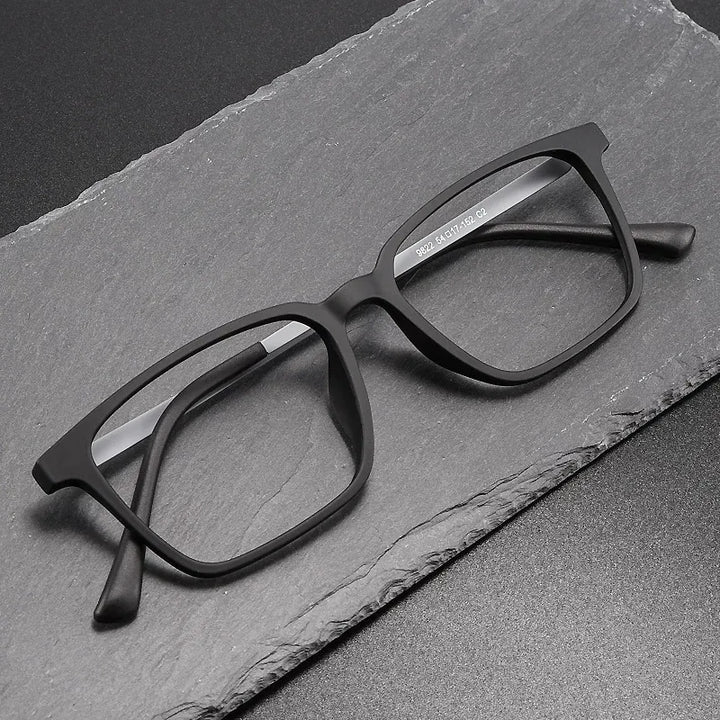 Kocolior Unisex Full Rim Square Tr 90 Titanium Hyperopic Reading Glasses 8922 Reading Glasses Kocolior