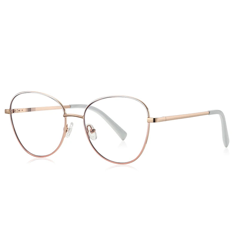 Vicky Unisex Full Rim Oval Stainless Steel Reading Glasses 3091 Reading Glasses Vicky
