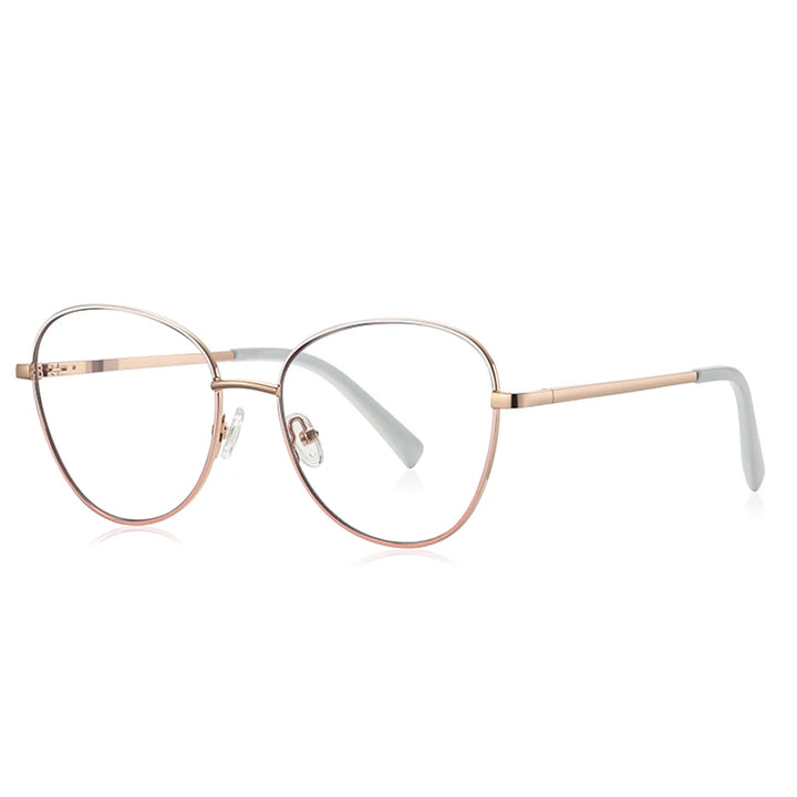 Vicky Unisex Full Rim Oval Stainless Steel Reading Glasses 3091 Reading Glasses Vicky