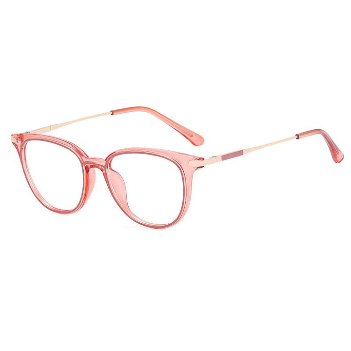CCspace Unisex Girl's Full Rim Square Tr 90 Titanium Eyeglasses 56756 Full Rim CCspace C3Bean