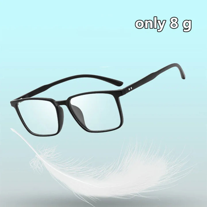 Kocolior Unisex Full Rim Square Acetate Tr 90 Hyperopic Reading Glasses D115 Reading Glasses Kocolior