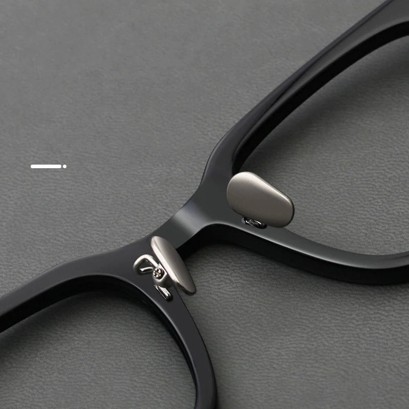 Black Mask Women's Full Rim Square Acetate Eyeglasses Bm319 Full Rim Black Mask
