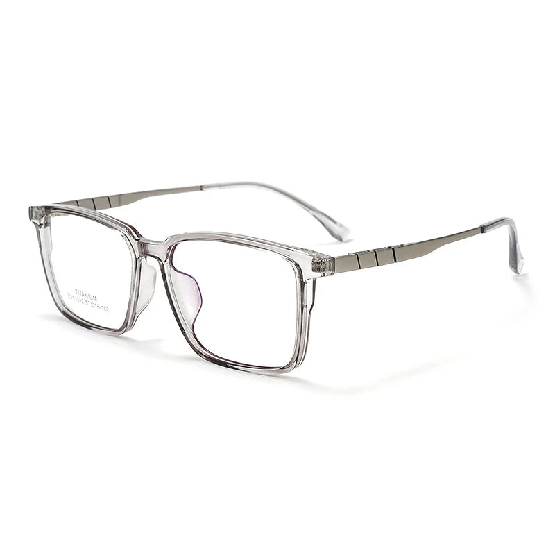Xbora Unisex Full Rim Square TR 90 Titanium Eyeglasses 610127
