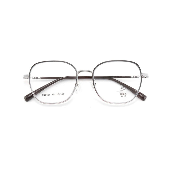 Xbora Unisex Full Rim Polygon Square Alloy Eyeglasses 15568