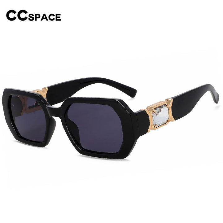 CCspace Women's Full Rim Oversized Square Resin UV400 Sunglasses 56207 Sunglasses CCspace Sunglasses