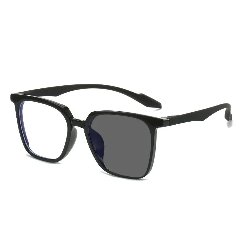Kocolior Unisex Full Rim Large Square Acetate Hyperopic Reading Glasses 81013 Reading Glasses Kocolior