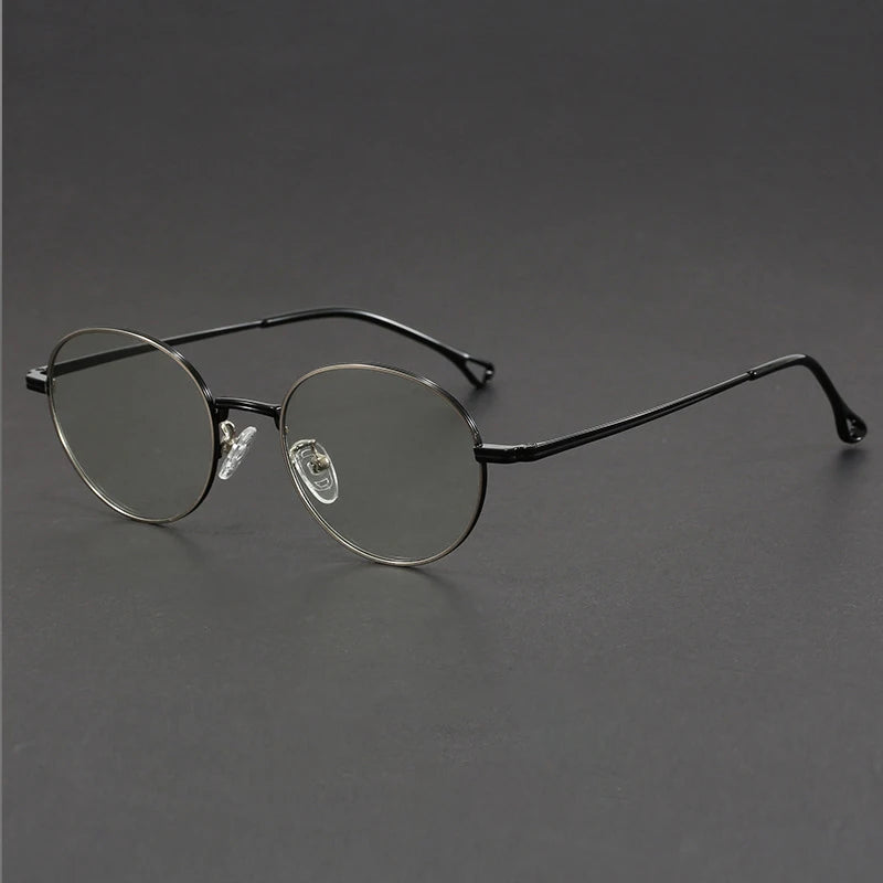 Xbora Unisex Full Rim Round Alloy Eyeglasses 83034