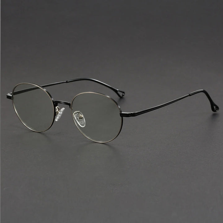 Xbora Unisex Full Rim Round Alloy Eyeglasses 83034