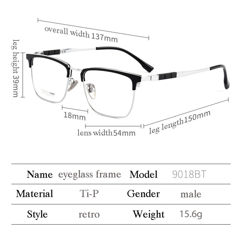 Handoer Women's Full Rim Square Acetate Eyeglasses 59018