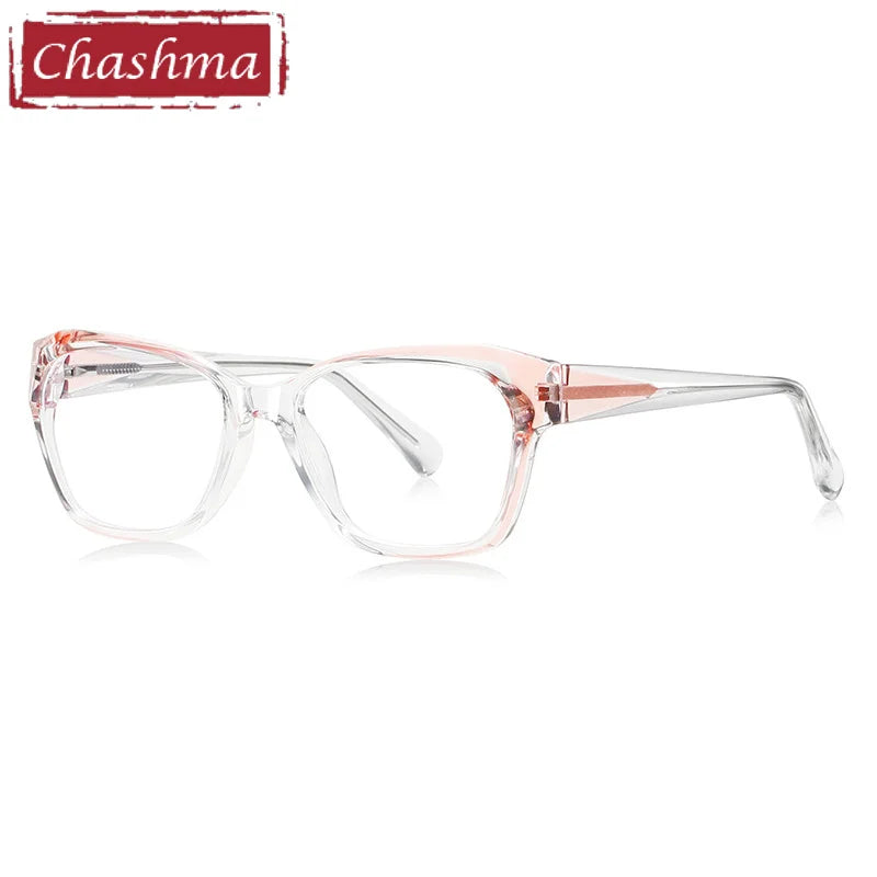 Chashma Women's Full Rim Square Polygon Tr 90 Titanium Eyeglasses 81006