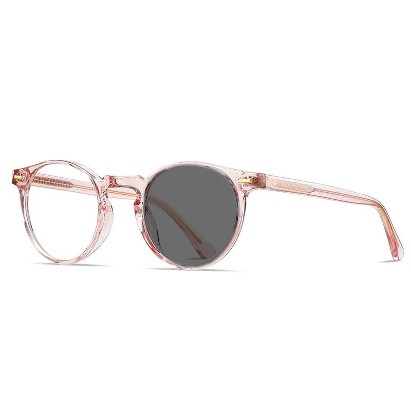Kocolior Unisex Full Rim Round Tr 90 Acetate Hyperopic Reading Glasses 2083 Reading Glasses Kocolior