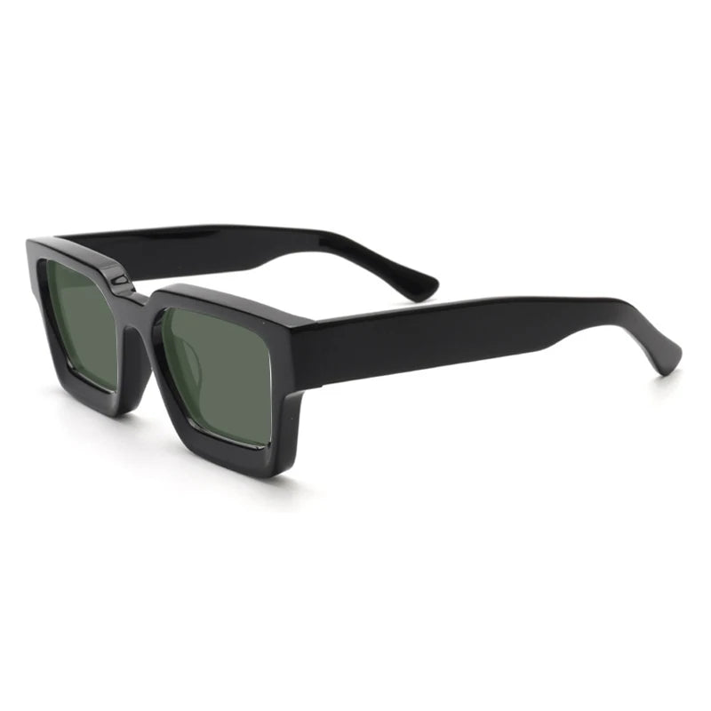 Gatenac Unisex Full Rim Square Polarized Acetate Sunglasses Mo19 Sunglasses Gatenac