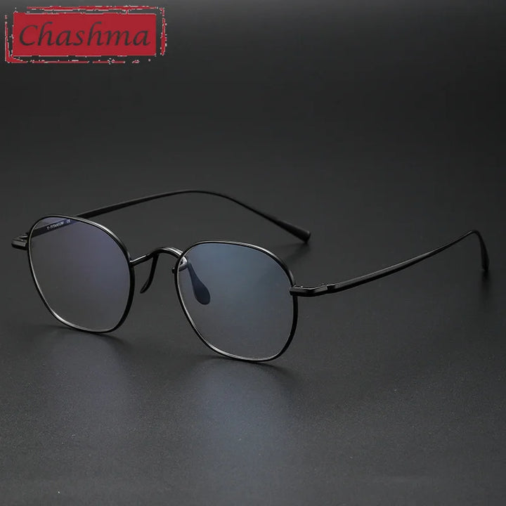 Chashma Ottica Women's Full Rim Polygon Square Titanium Eyeglasses 464544