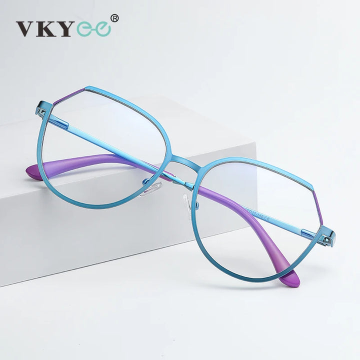 Vicky Women's Full Rim Polygon Alloy Reading Glasses 3034 Reading Glasses Vicky