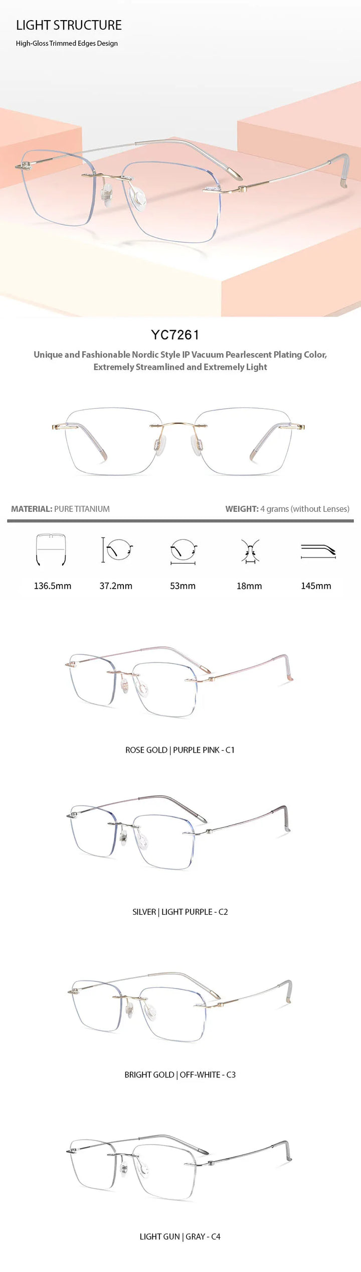 Chashma Ottica Women's Full Rim Polygon Titanium Eyeglasses 72614