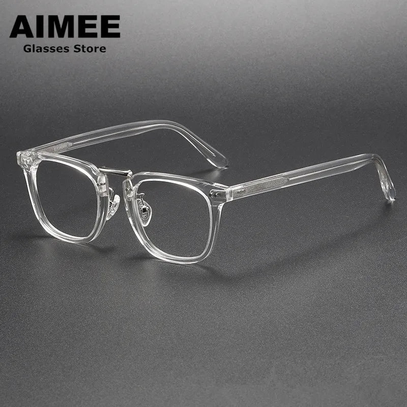 Aimee Women's Full Rim Square Acetate Eyeglasses 198001