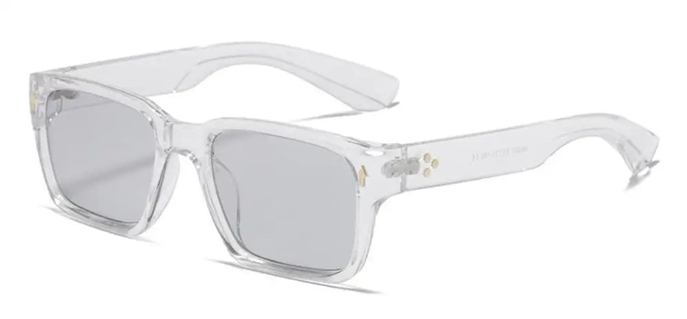 Glocco Unisex Full Rim Rectangular Square Acetate Sunglasses 51127