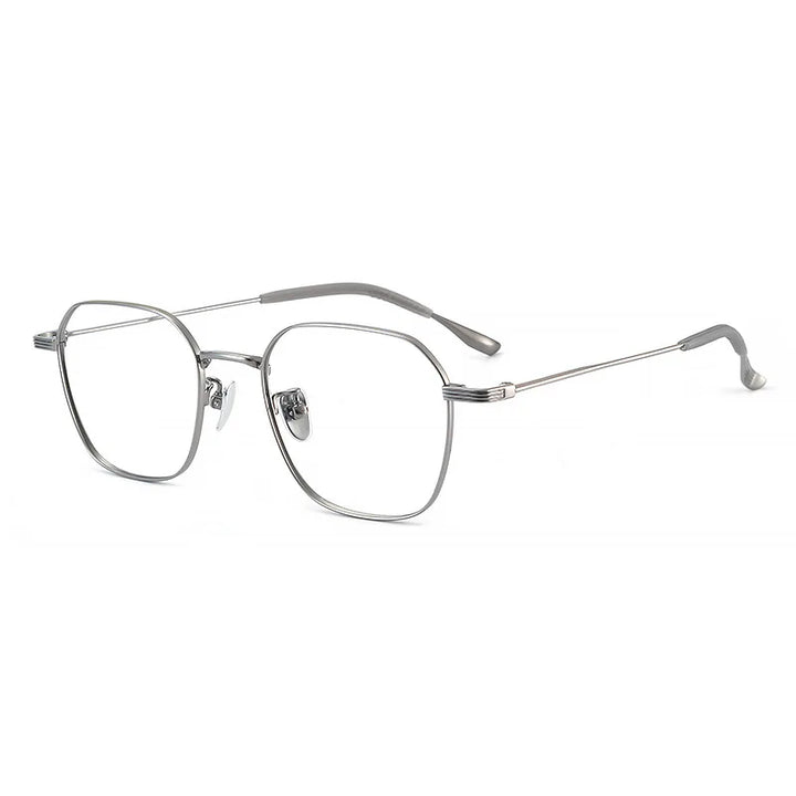 Kocolior Women's Full Rim Polygon Square Titanium Eyeglasses 42419