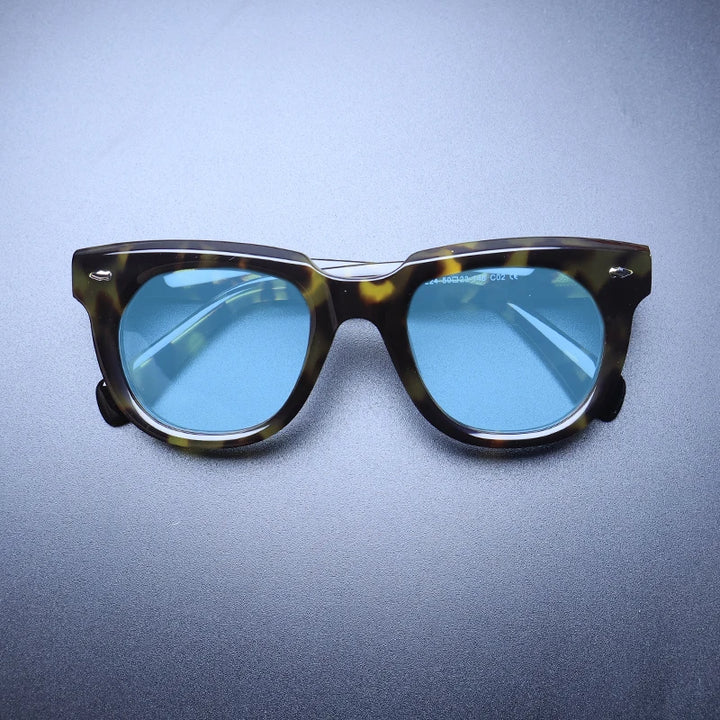 Gatenac Unisex Full Rim Square Acetate Polarized Sunglasses Mo17 Sunglasses Gatenac