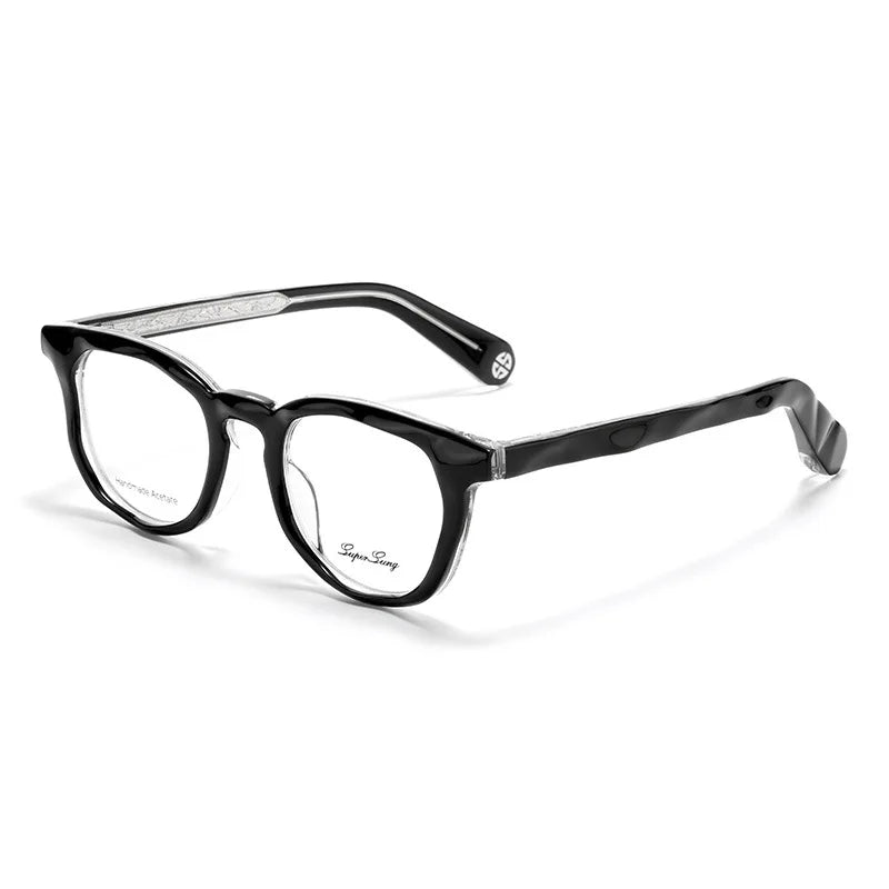 Nobler Unisex Full Rim Oval Square Thick Acetate Eyeglasses 841067 Full Rim Nobler C1