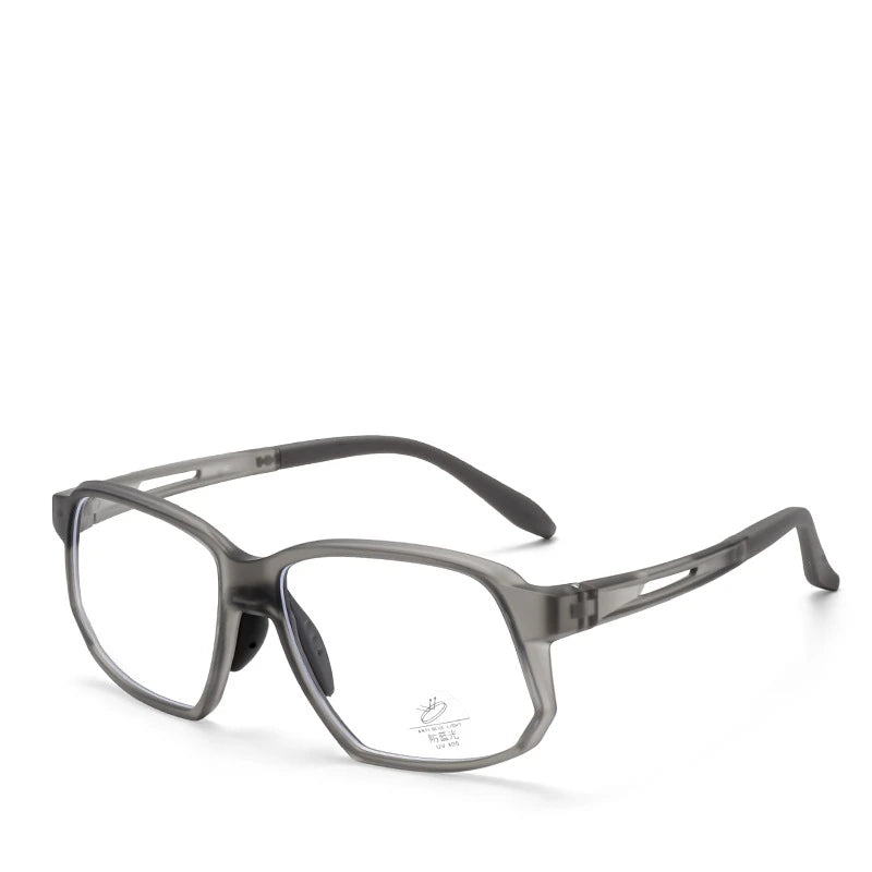 Yimaruili Unisex Full Rim Polygon Square Tr 90 Sport Eyeglasses 48068