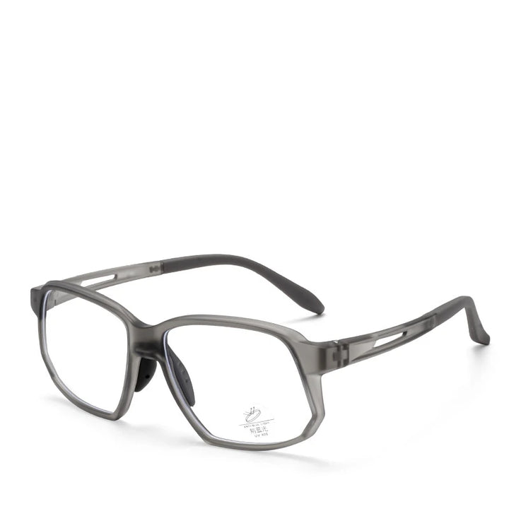 Yimaruili Unisex Full Rim Polygon Square Tr 90 Sport Eyeglasses 48068