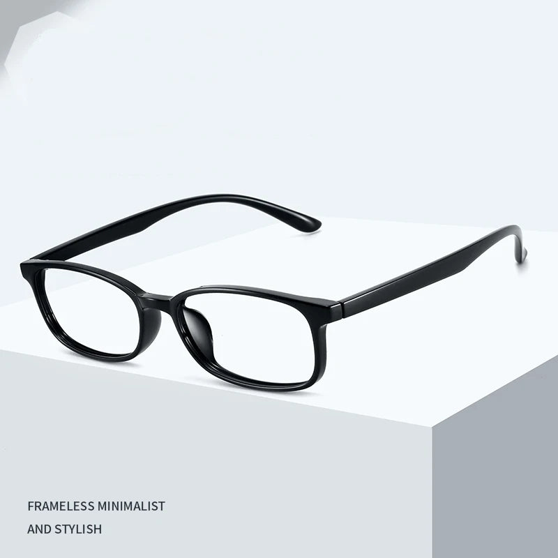Bclear Unisex Small Full Rim Rectangle Plastic Eyeglasses 1058 Full Rim Bclear   