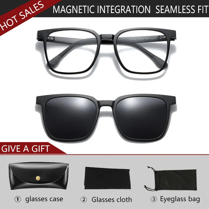 Vicky Unisex Full Rim Square Tr 90 Titanium Reading Glasses Tj2190 Reading Glasses Vicky TJ2190-C2 Prescription Custom