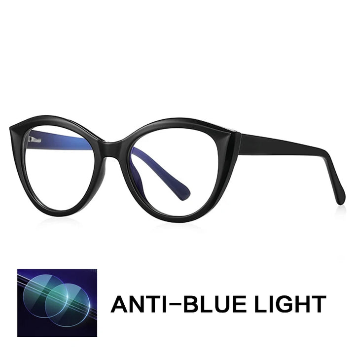 Gatenac Women's Full Rim Cat Eye Tr 90 Titanium Reading Glasses Gx2145