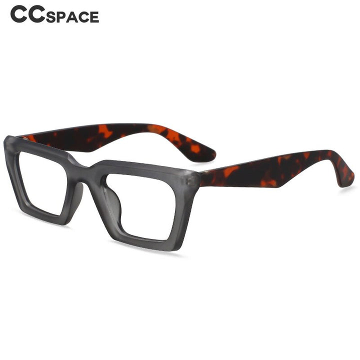 CCspace Unisex Full Rim Square Cat Eye Tr 90 Eyeglasses 55871 Full Rim CCspace
