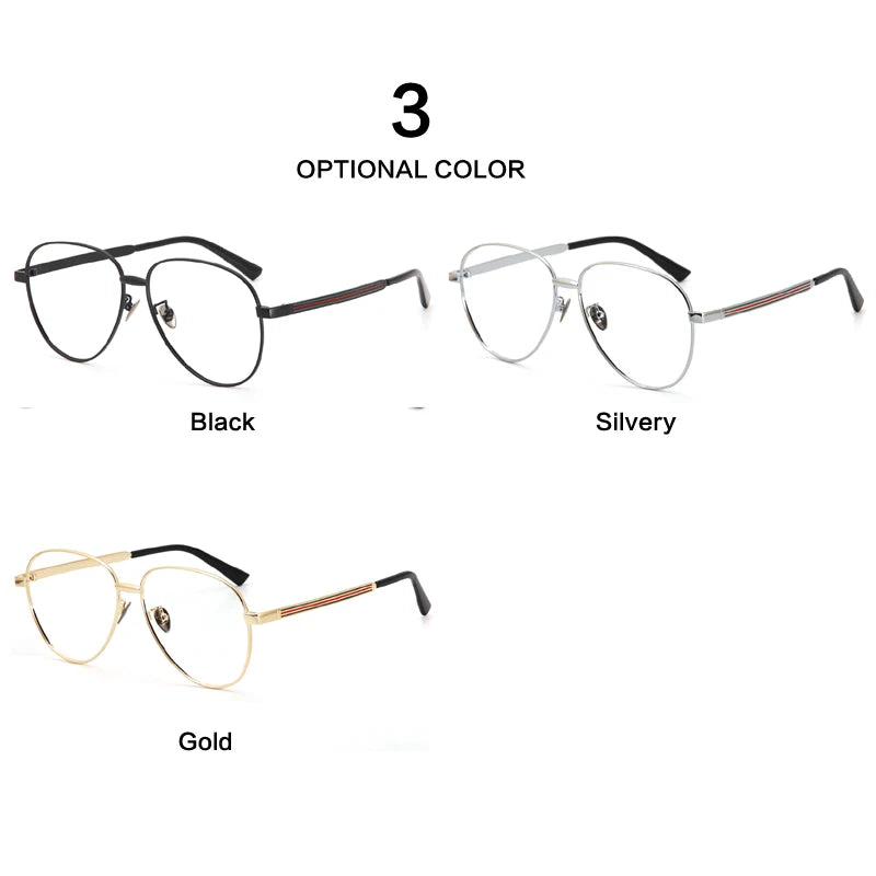 Muzz Unisex Full Rim Round Titanium Eyeglasses 2280 Full Rim Muzz