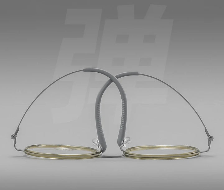 Reven Jate Unisex Full Rim Round Titanium Eyeglasses 2608 Full Rim Reven Jate