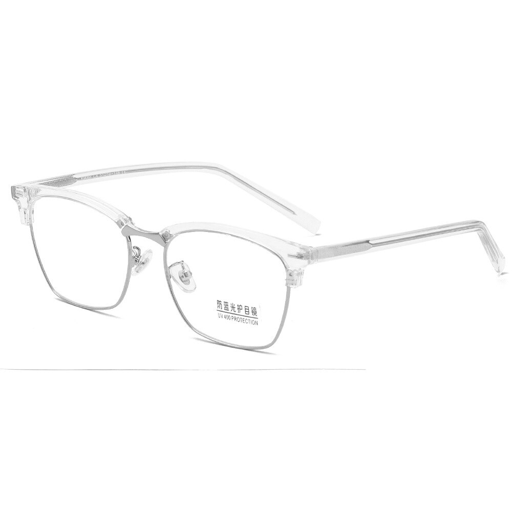 Kansept Unisex Full Rim Square Tr 90 Alloy Eyeglasses K9066 Full Rim Kansept C4  