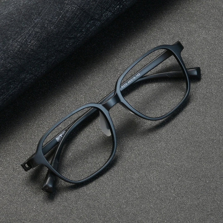 Kocolior Unisex Full Rim Square Tr 90 Titanium Eyeglasses P272 Full Rim Kocolior