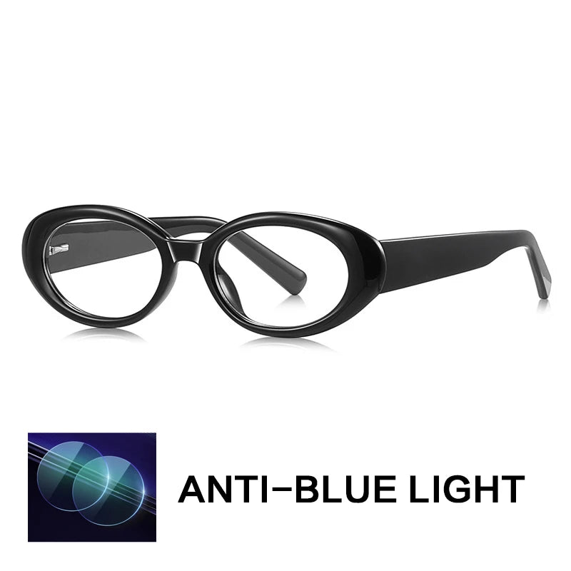 Gatenac Unisex Full Rim Oval Tr 90 Titanium Reading Glasses Gxyj9033