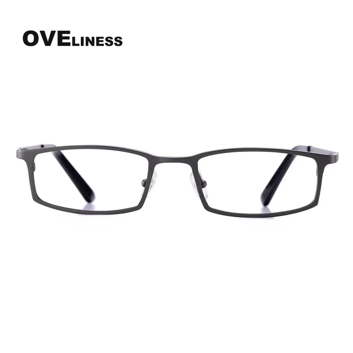Oveliness Unisex Full Rim Square Titanium Eyeglasses 78016 Full Rim Oveliness