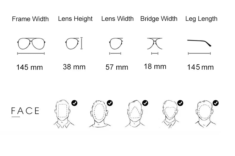 Krasivyy Men's Rimless Polygon Square Titanium Eyeglasses 316082