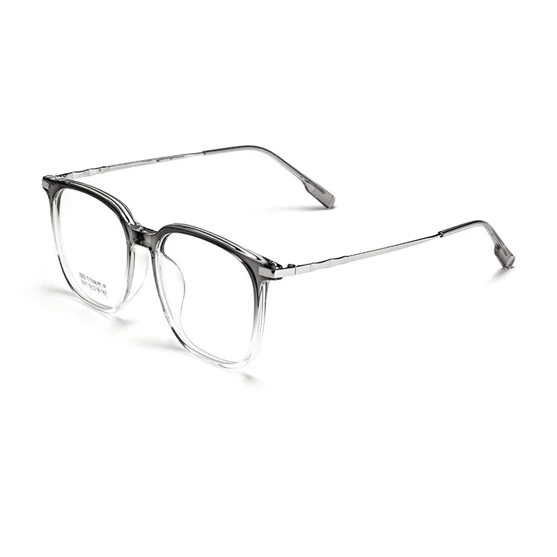 Xbora Unisex Full Rim Square Tr 90 Acetate Eyeglasses 50017