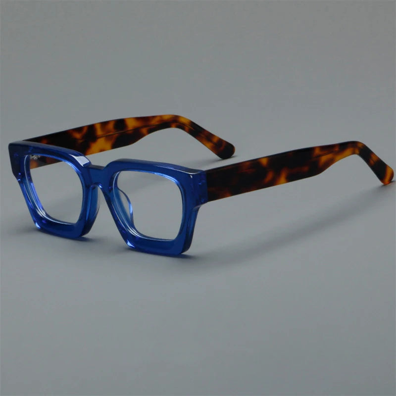 CCspace Women's Full Rim Brow Line Square Acetate Reading Glasses 311022