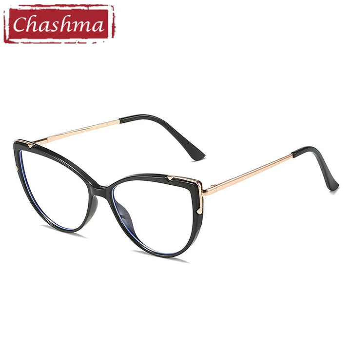 Chashma Ottica Women's Full Rim Cat Eye Tr 90 Titanium Eyeglasses 415005