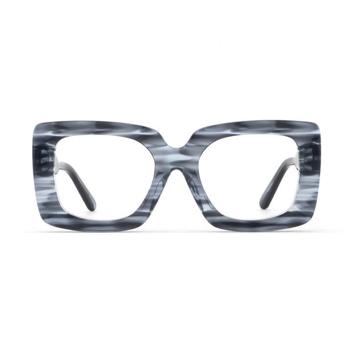 Hewei Unisex Full Rim Square Thick Acetate Eyeglasses 295140