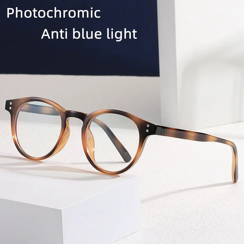 Kocolior Unisex Full Rim Round Acetate Hyperopic Reading Glasses 3313 Reading Glasses Kocolior