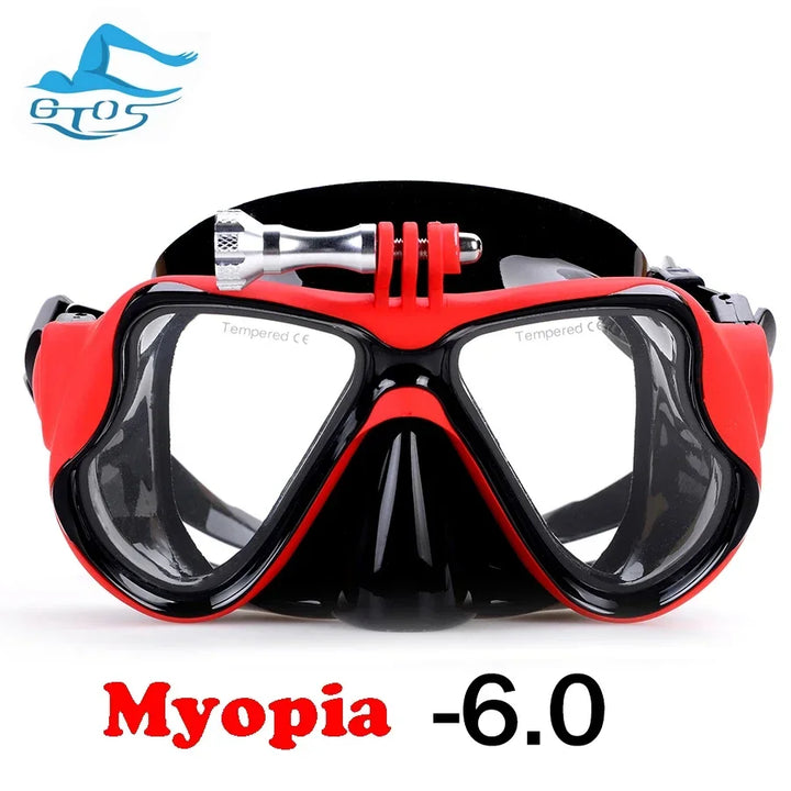 Aleefa Unisex Goggle Plastic Resin Lens Pc Silicone Swim Mask 64422