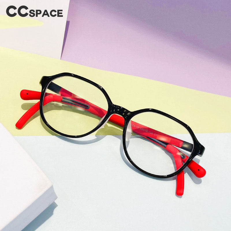 CCspace Unisex Youth Full RIm Square PC Plastic Eyeglasses 56565 Full Rim CCspace